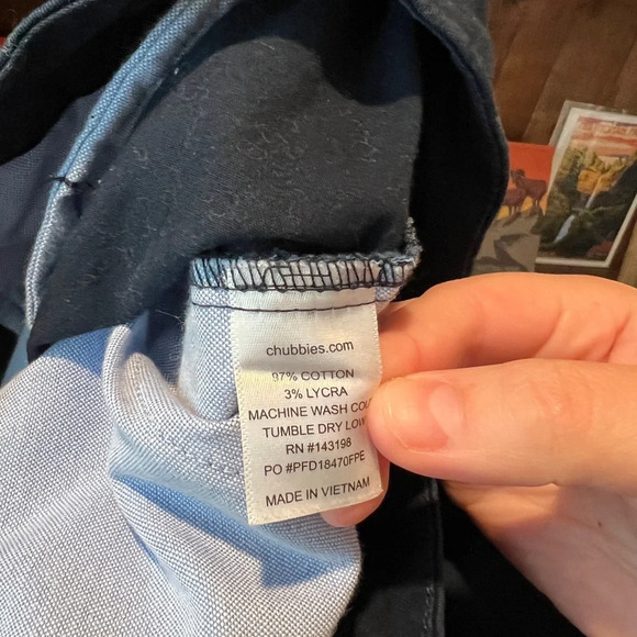 Chubbies men’s The Armadas 7” shorts size 34 waist - Picture 8 of 10